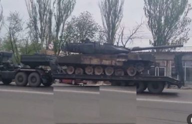 Βίντεο: Leopard 2A6 μεταφέρεται άθικτο στην Μόσχα - Θα γίνει 